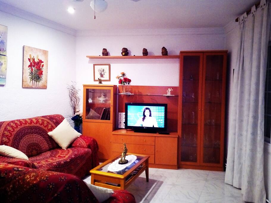 Sala de estar, television Hifi....