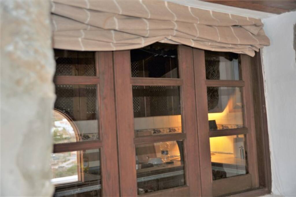 Next to the kitchen