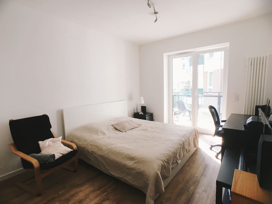 your private room with a king size bed