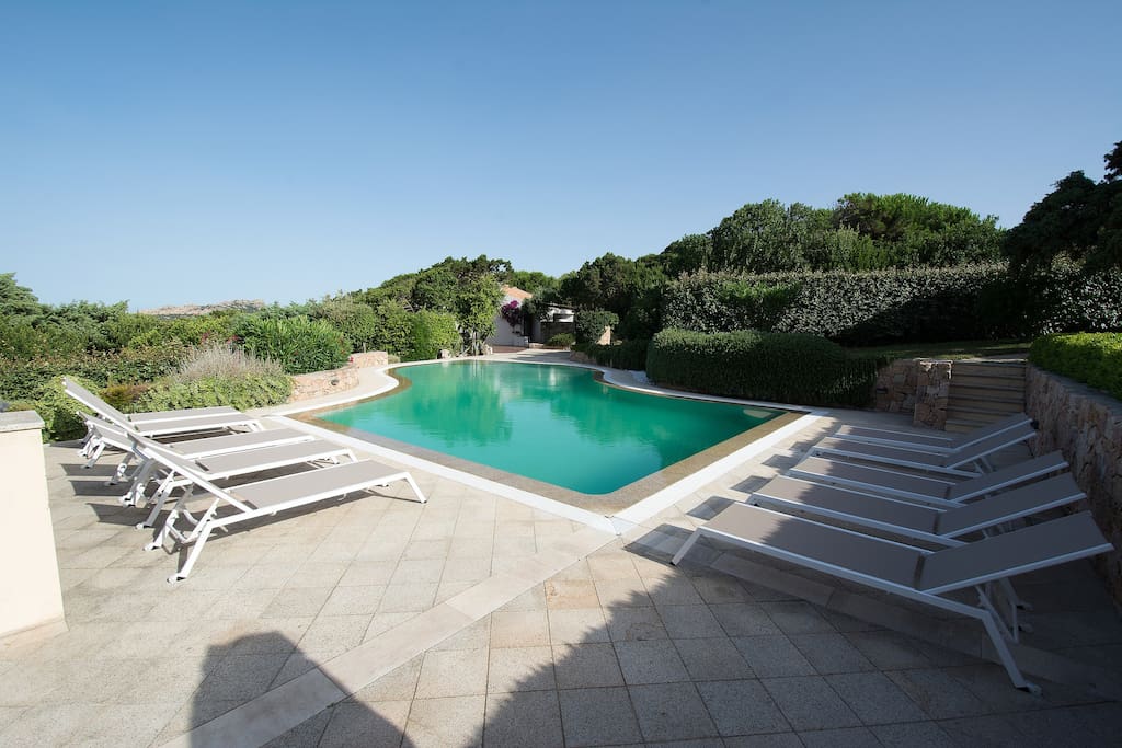 private pool of the B&B