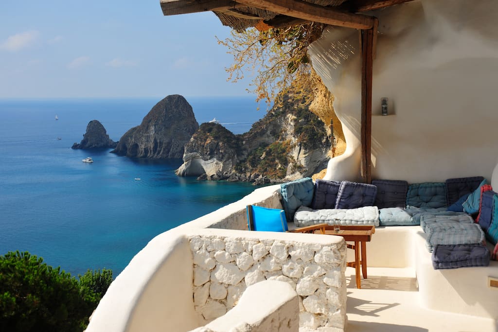 The Terrace with fabulous sea view