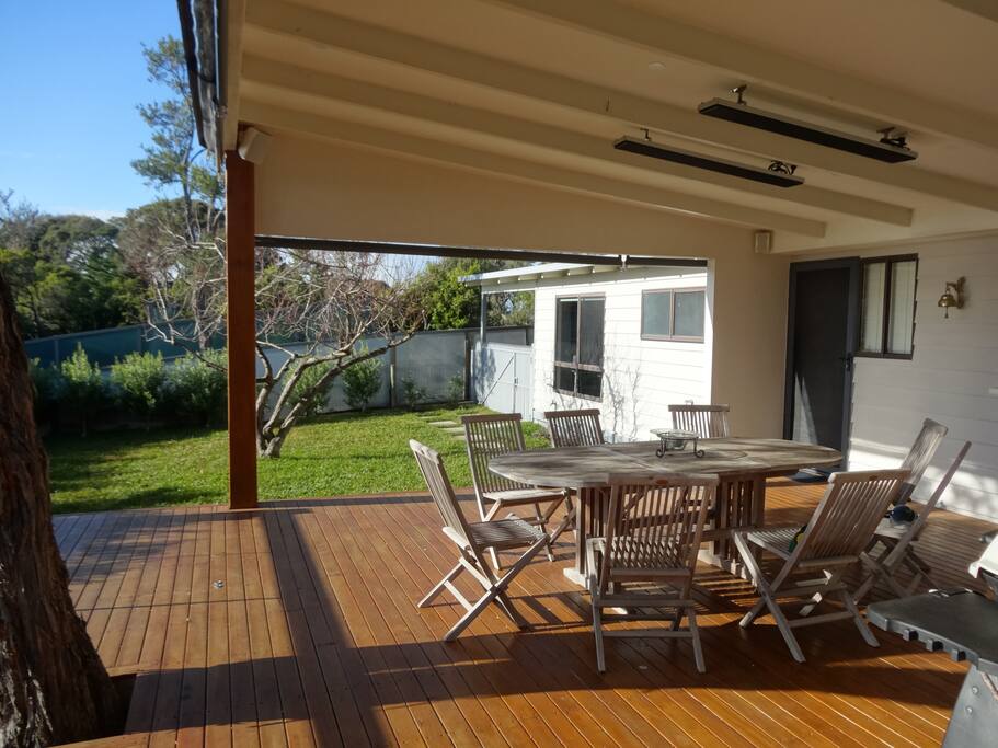 Deck during the day