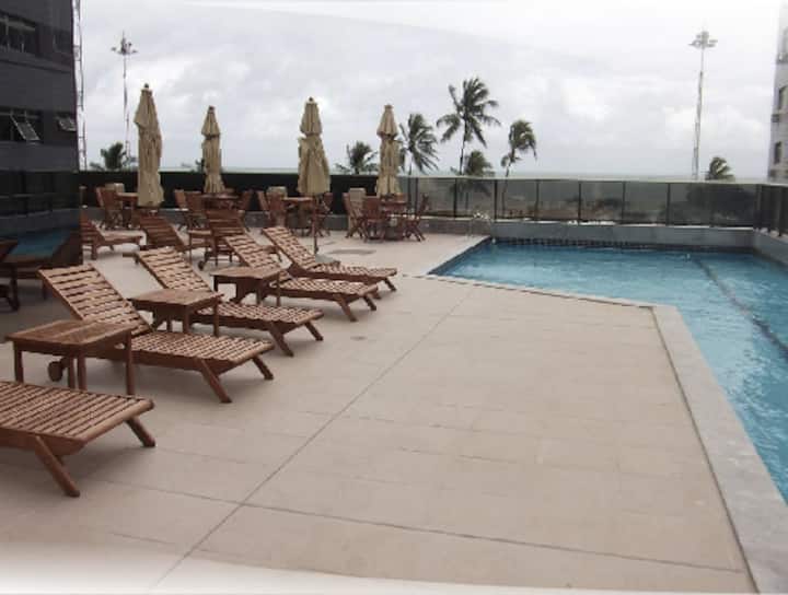 Apartamento 1 quarto, com piscina