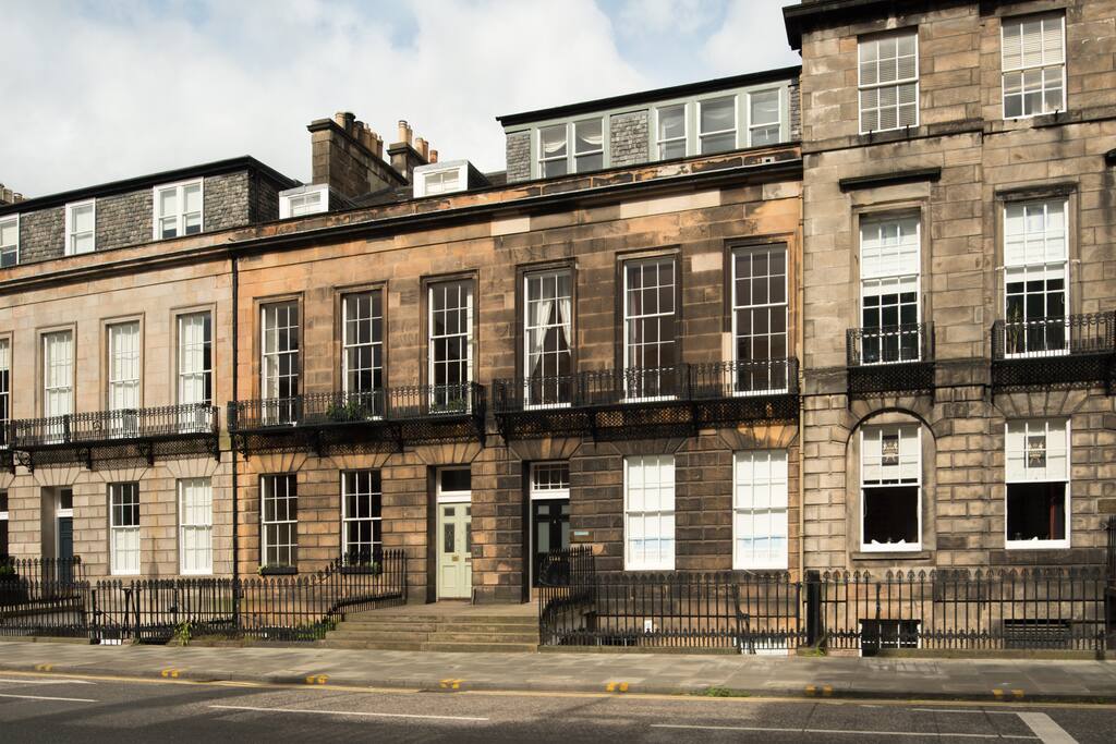 The apartment is located on the top floor