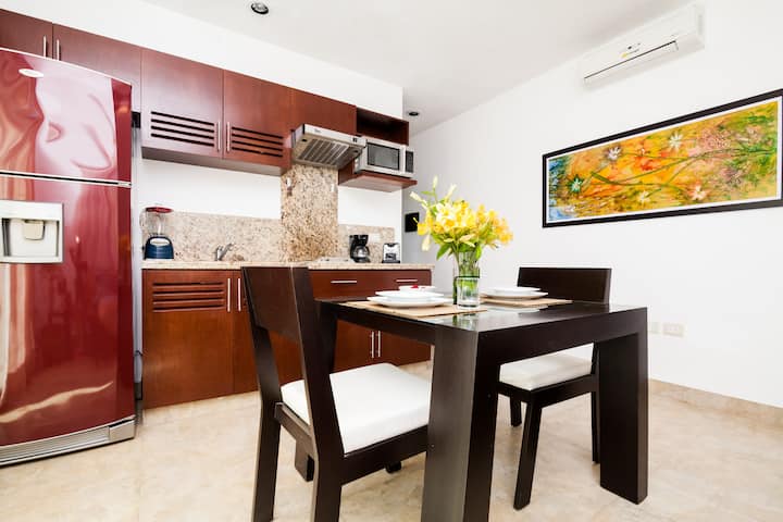 sala de estar y cocina