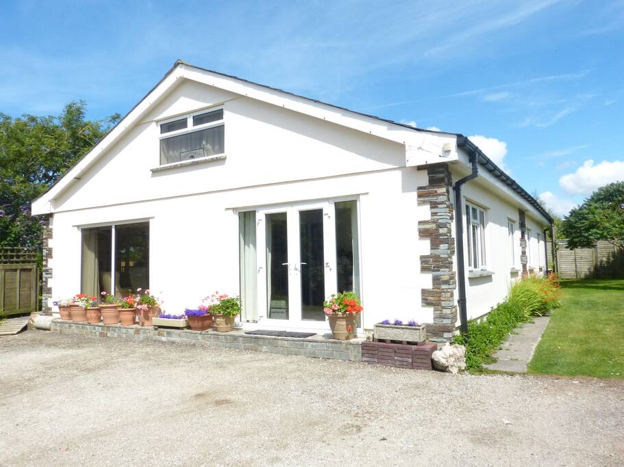 The property with ample private parking