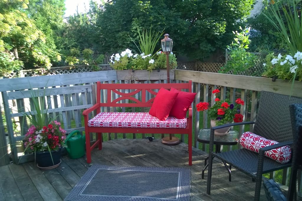 Backyard deck