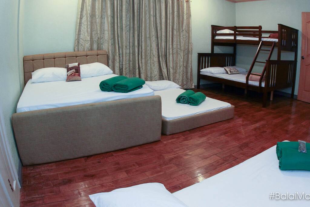 Family Room: 6-12 pax with private toilet and bathroom