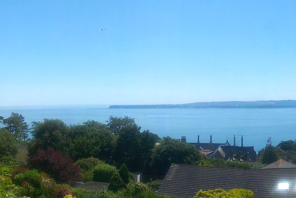 Your sea view across Torbay from the dining area, kitchen & balcony.