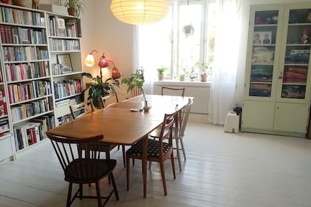 Large apartment on two floors with private patio