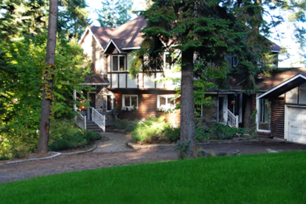 Our home is a 3 story, 6,000 square foot log home.