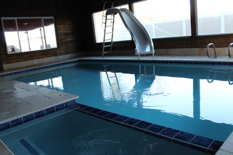 Indoor Pool, Game Room & Gym.