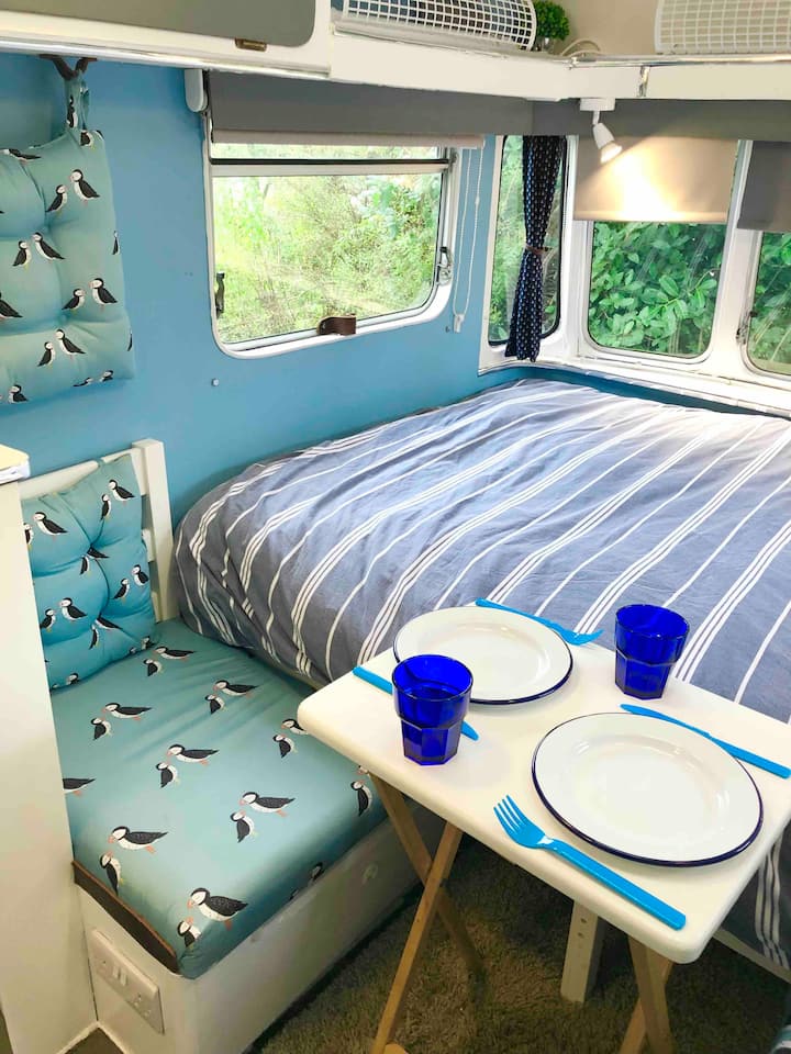 Unique Vintage Caravan Tiny Home - Bo Blue - Bideford