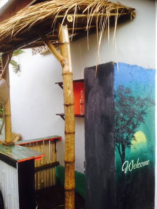 Our small reception for all informations about Gili or just a coffee or a cold beer