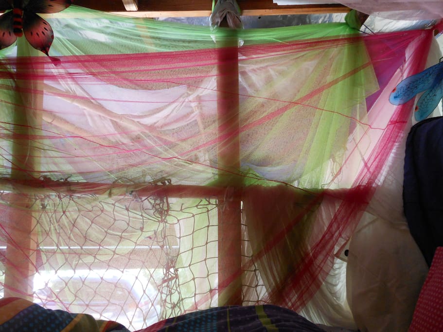 Funky original design made from recycled materials with the help of friends from Sweden