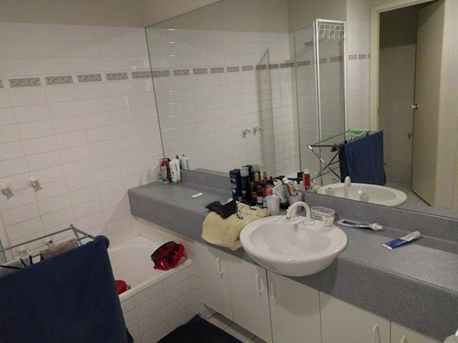 Spacious bathroom
