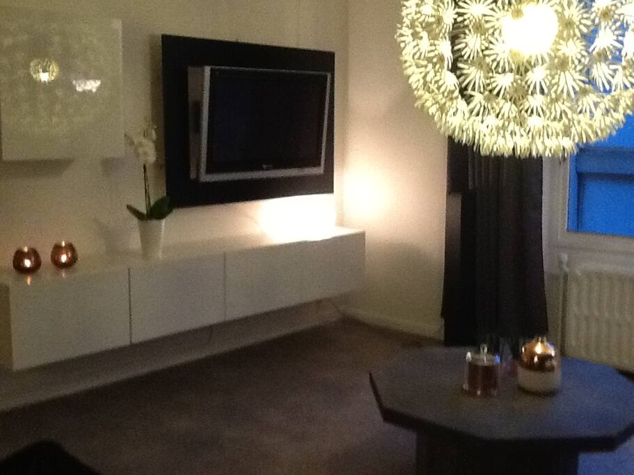 Salon avec TV et wifi
