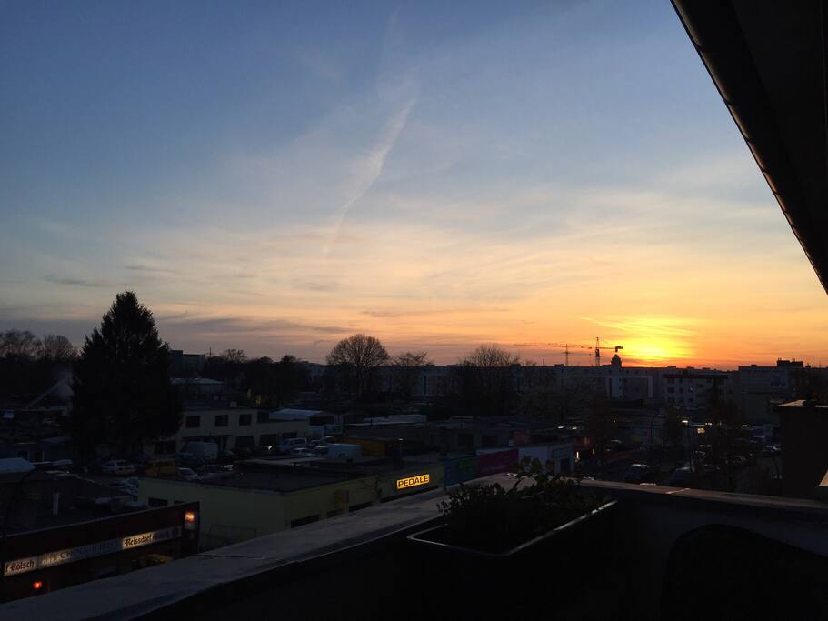 Sonnenuntergang von Balkonien :)