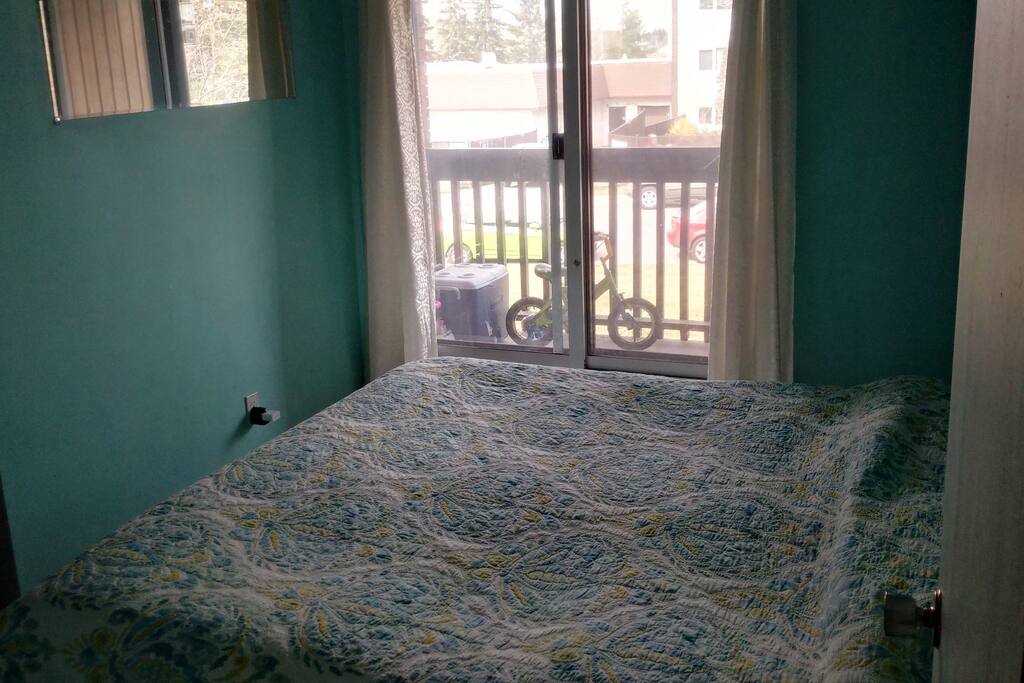 Balcony off bedroom