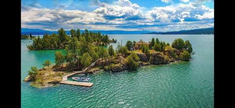 PRIVATE ISLAND On Gorgeous Flathead Lake Montana!!