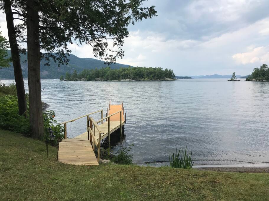 Dock in front of LG and MH