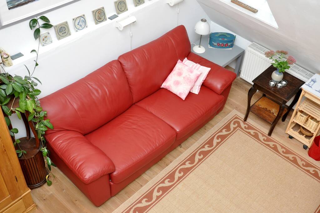 Schlafcouch im Storchennest