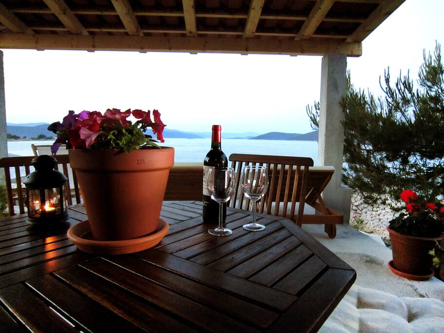 Covered terrace