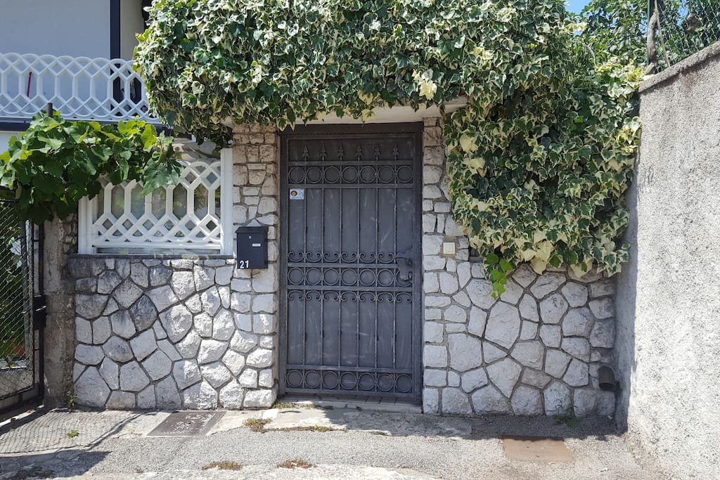 The main entrance