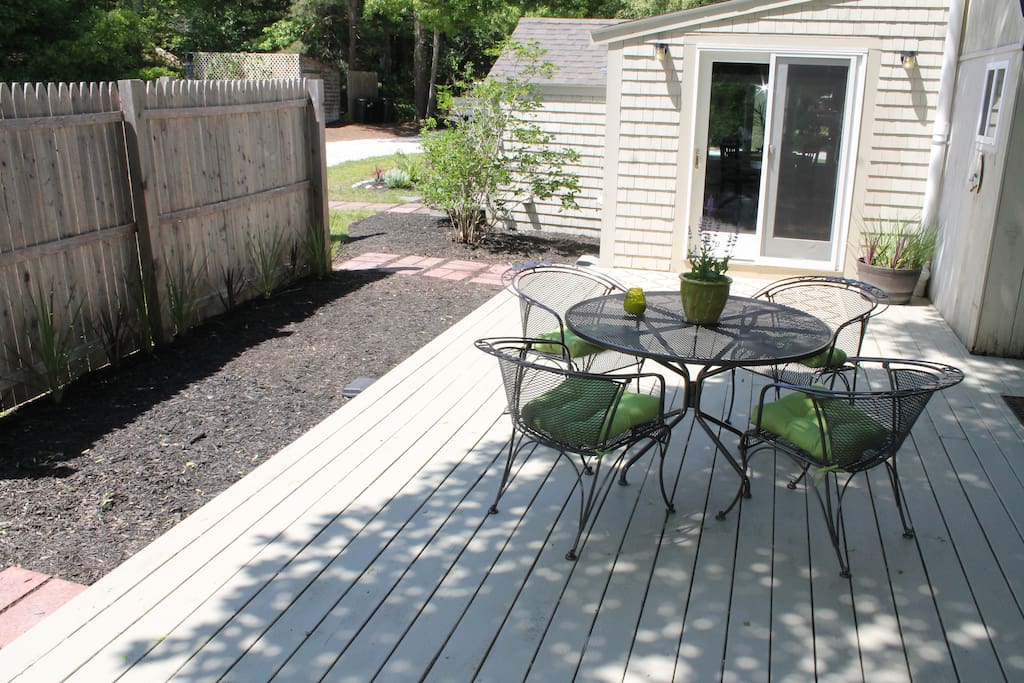 Private patio
