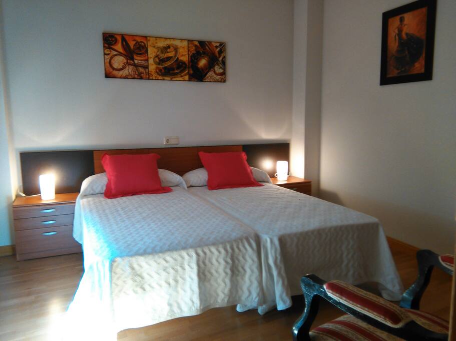 habitación dos camas