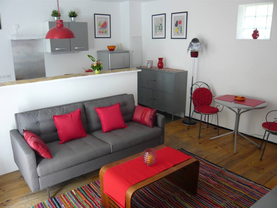 Main living and kitchen area