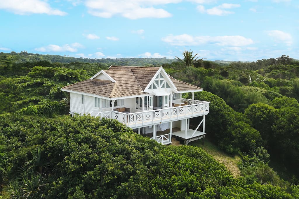 Surrounded by native vegetation unique to the Southern Mozambican coast.
