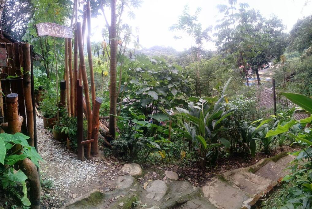 Entrance of the Rancho Hut