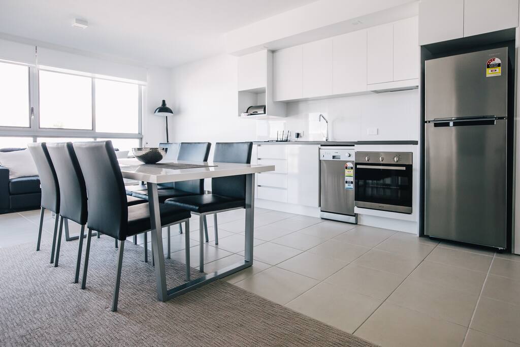 Living and kitchen space