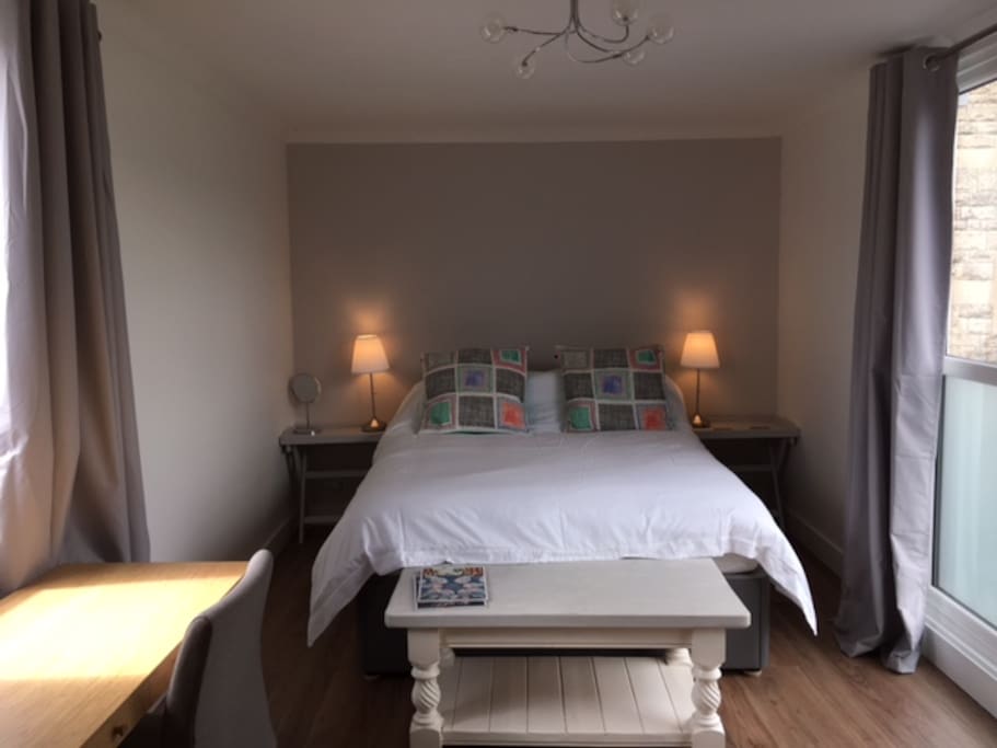 The second bedroom- like a boutique hotel