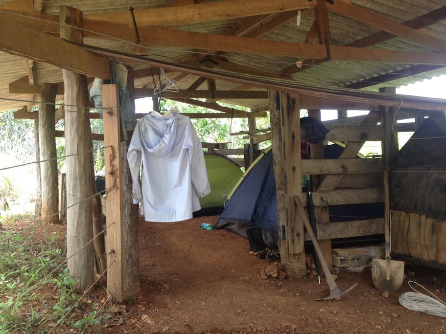 O accampamento