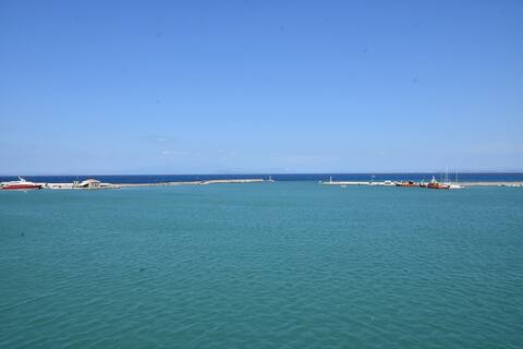 Chios port view apartment