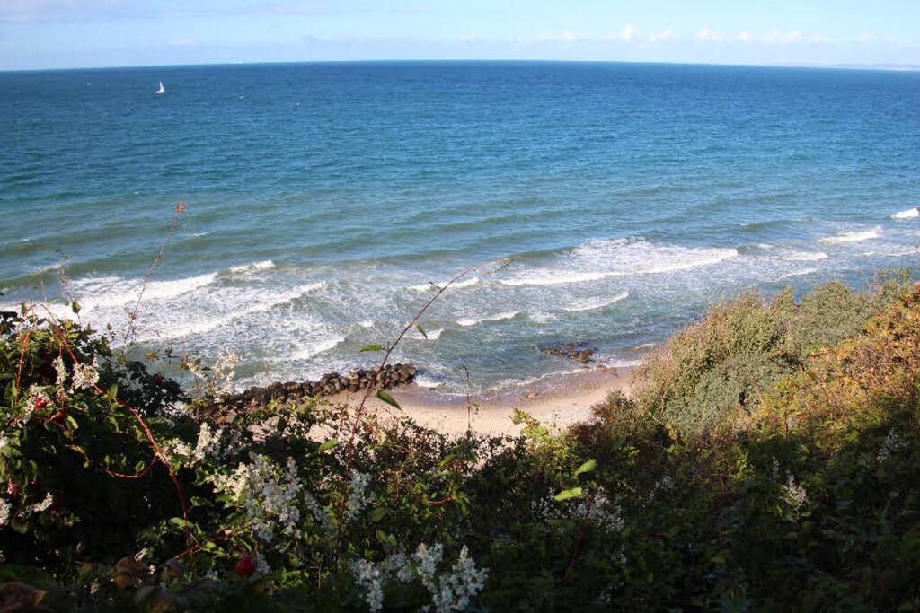 View to he beach