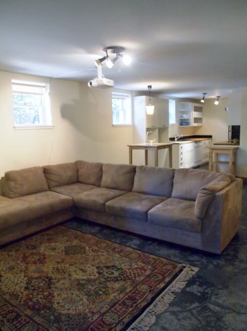 Comfy open living space
