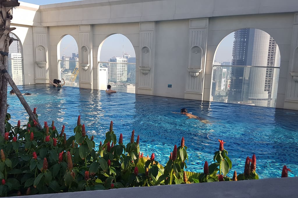 Infinity pool with great view