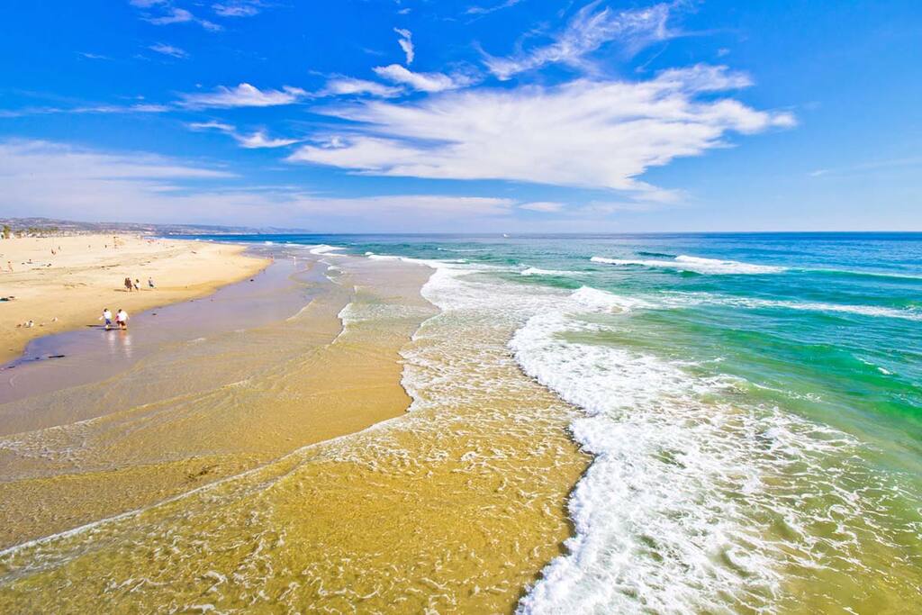 Beautiful Santa Monica Beach - we are only a few short blocks away!