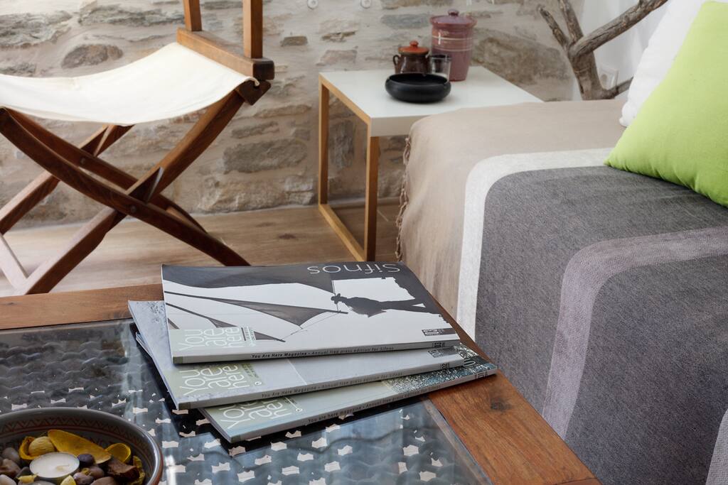 Detail of the sitting room