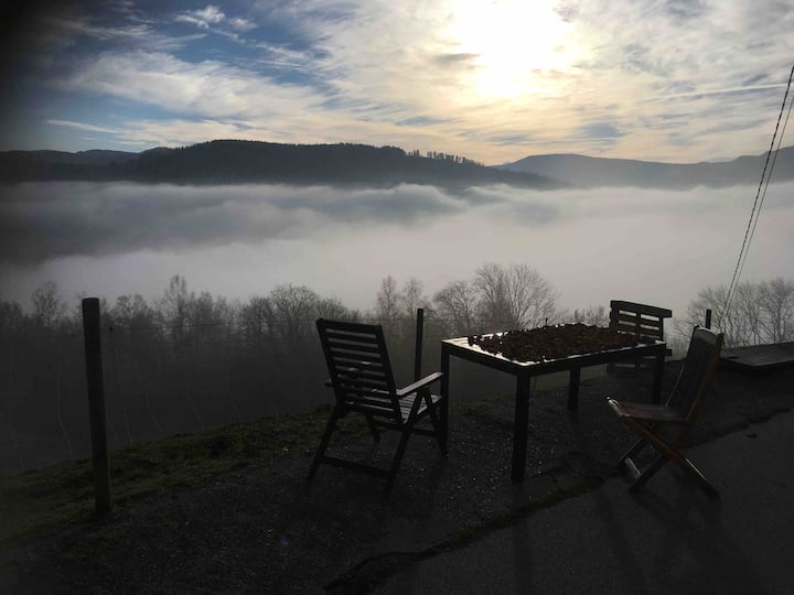 Jaccuzi,Sauna,Piano,fireplace,fiber,view , quiet