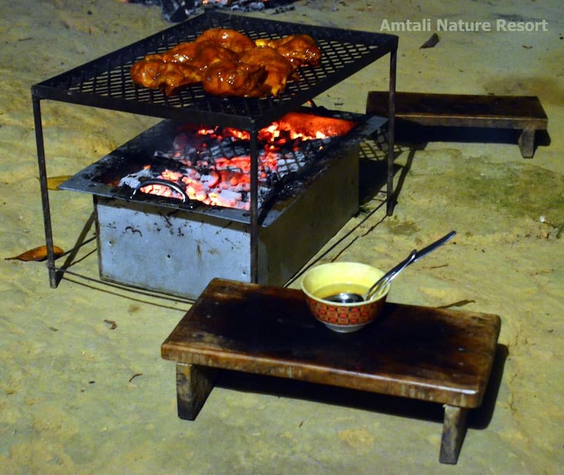 Mouth watering BBQ to entertain your appetite prepared by our staff right in front of you...