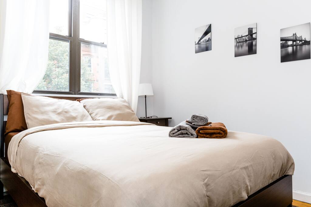 Relax after a long day of exploring the city in our queen sized tempurpic bed.