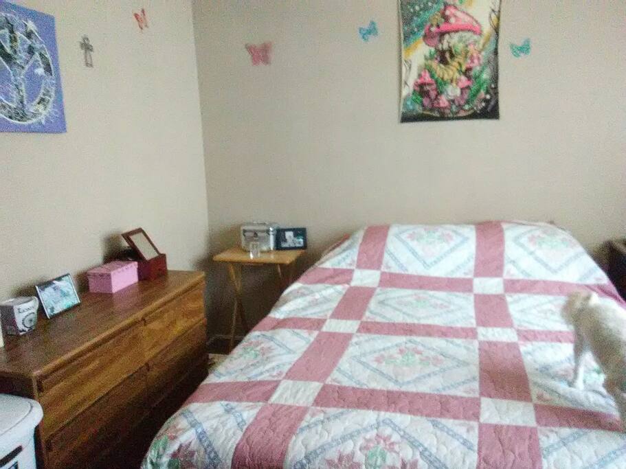 Bedroom all yours. (might share a little with my lil girl Corky)