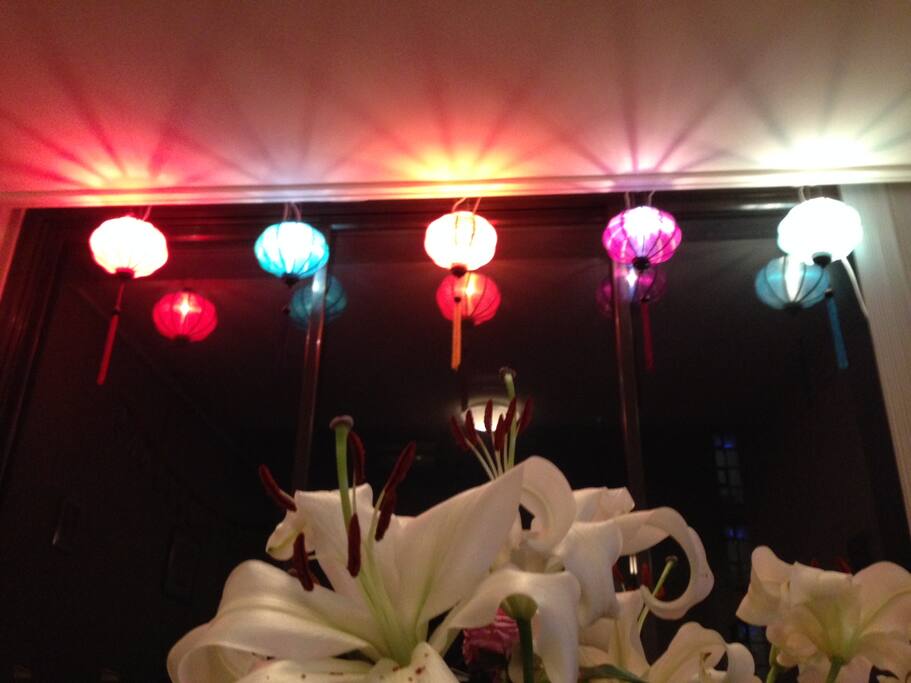 Lantern brought all the way from Hoi An, Vietnam