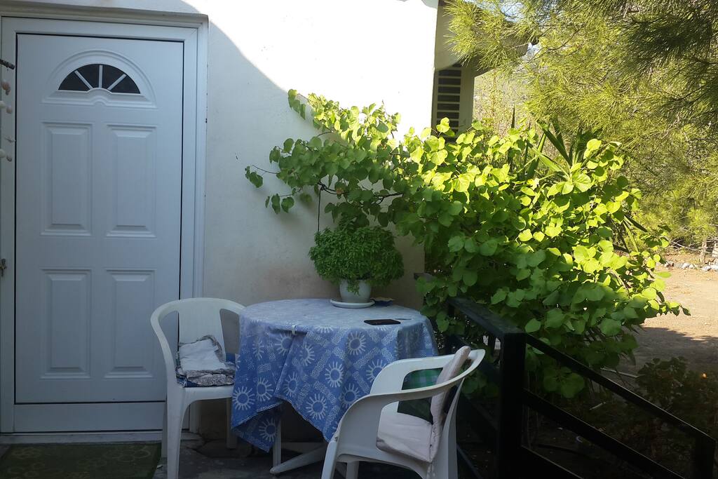 The house entrance