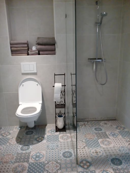 Badkamer op de bovenverdieping