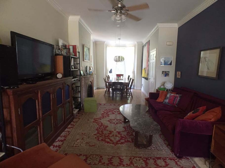 Cozy and colorful living room